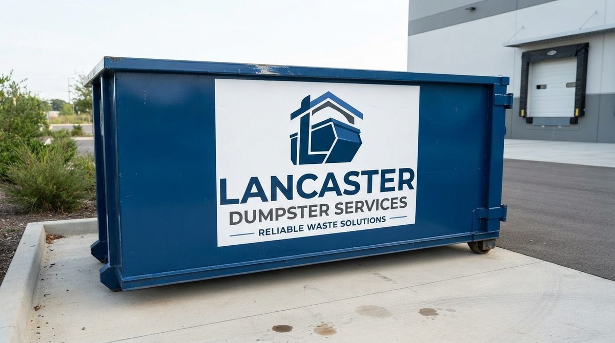 Lancaster Dumpster Services roll-off dumpster serving the Millersville area